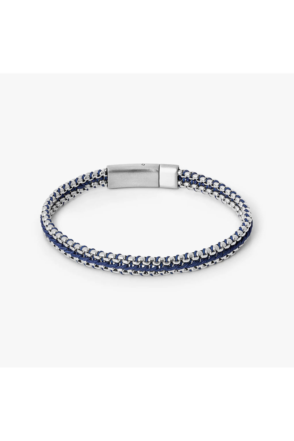 TATEOSSIAN | Threaded Chain Bracelet | Navy
