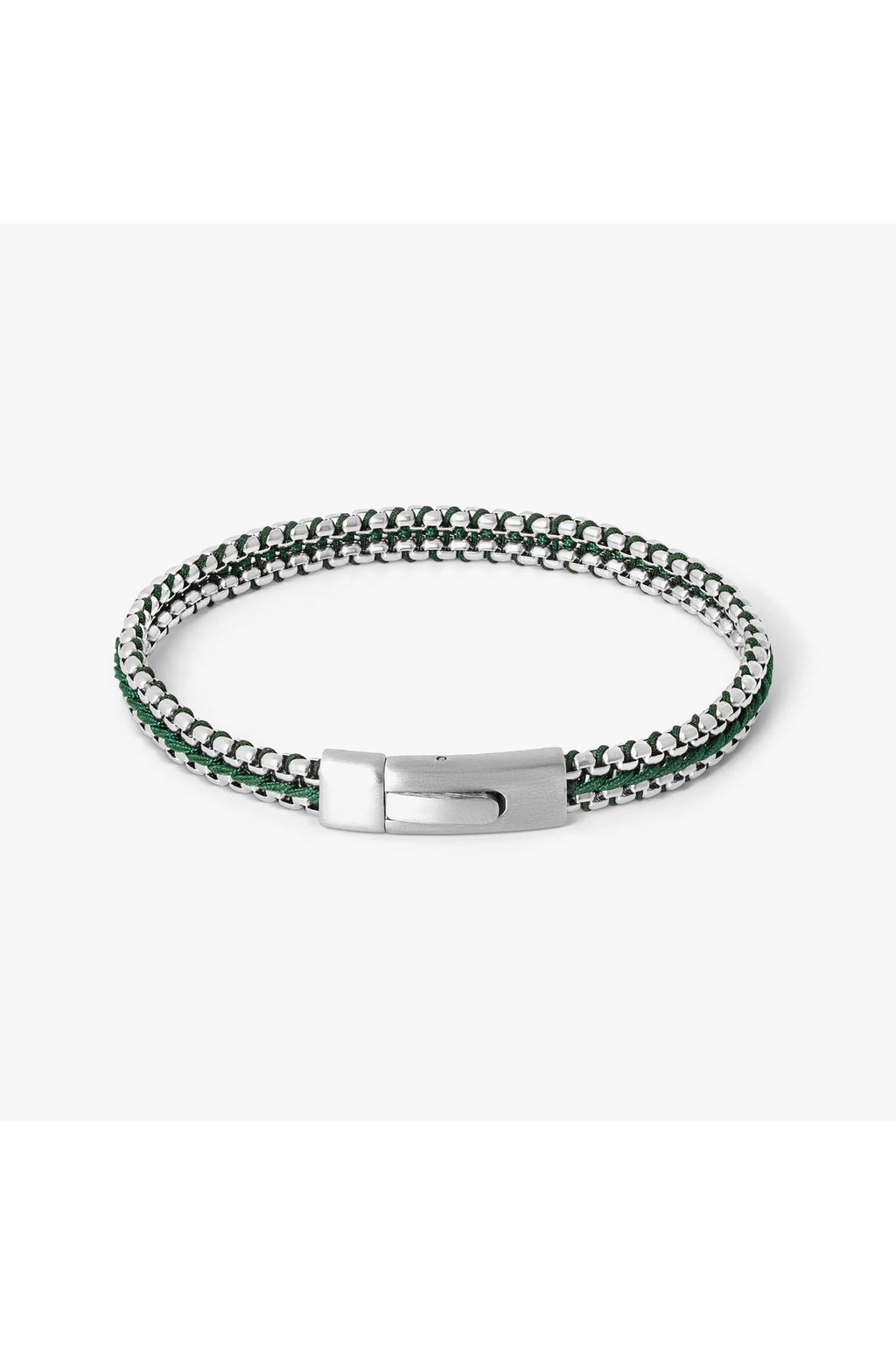TATEOSSIAN | Threaded Chain Bracelet | Green