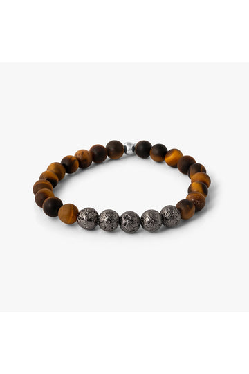 TATEOSSIAN Tiger Eye Lava Bracelet
