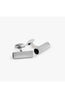 TATEOSSIAN | Cable Rope Cufflinks | Silver & Black