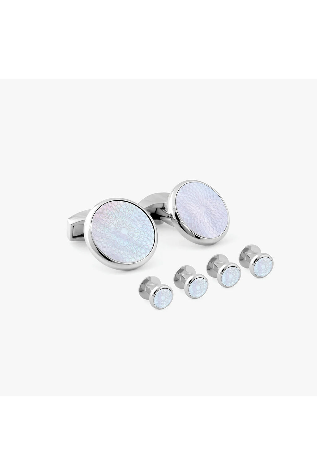 TATEOSSIAN | Cufflinks & Studs Set | Silver