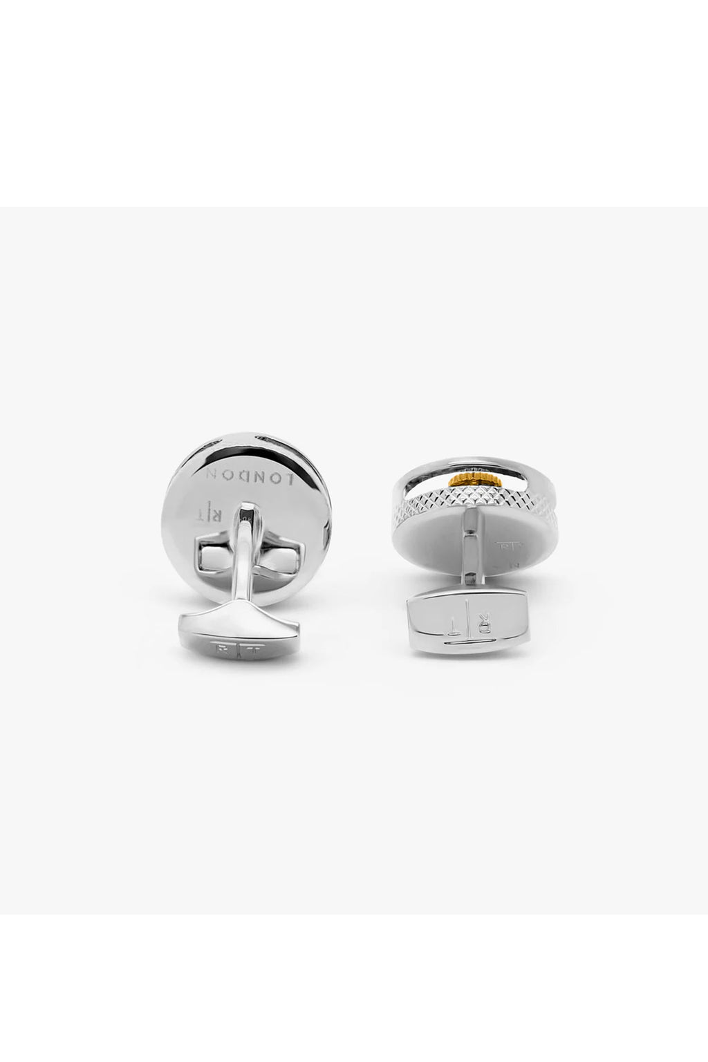 TATEOSSIAN | Carbon Gear Cufflinks | Black