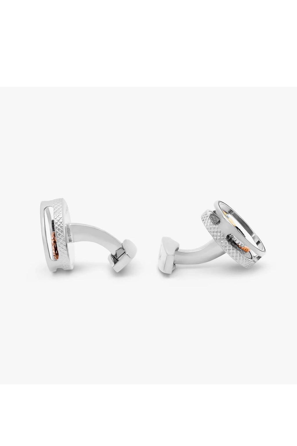 TATEOSSIAN | Carbon Gear Cufflinks | Black