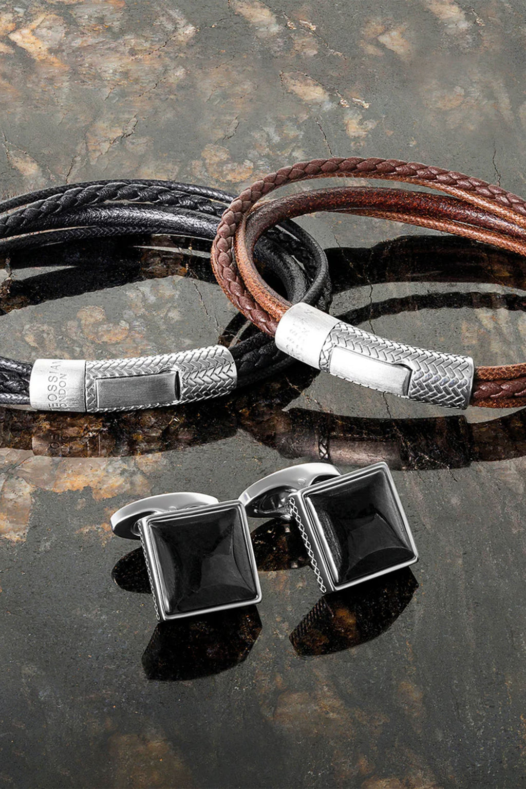 TATEOSSIAN | Multi-Strand Bracelet | Brown