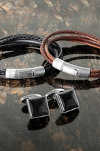 TATEOSSIAN | Multi-Strand Bracelet | Brown