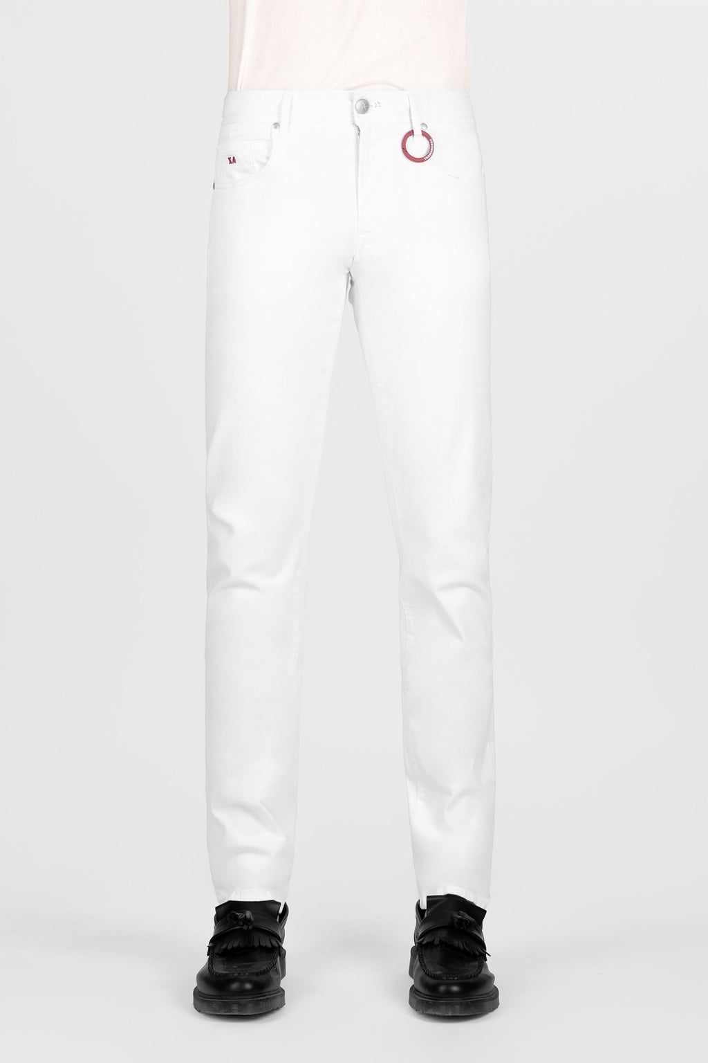 TRAMAROSSA | Lightweight Michelangelo Gabardine Jeans | White