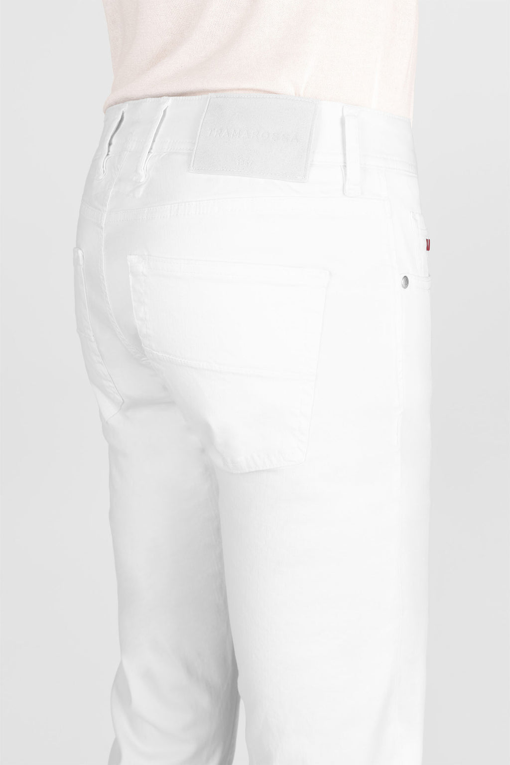 TRAMAROSSA | Lightweight Michelangelo Gabardine Jeans | White