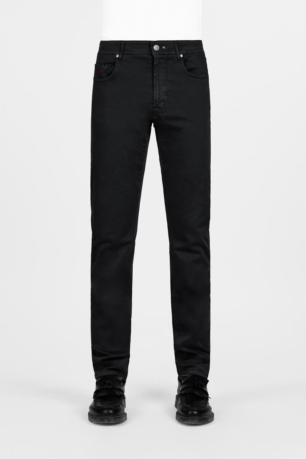 TRAMAROSSA | Lightweight Michelangelo Gabardine Jeans | Black