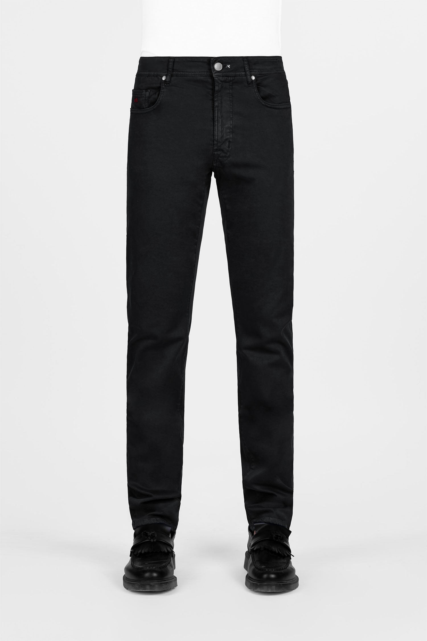 TRAMAROSSA | Lightweight Michelangelo Gabardine Jeans | Black