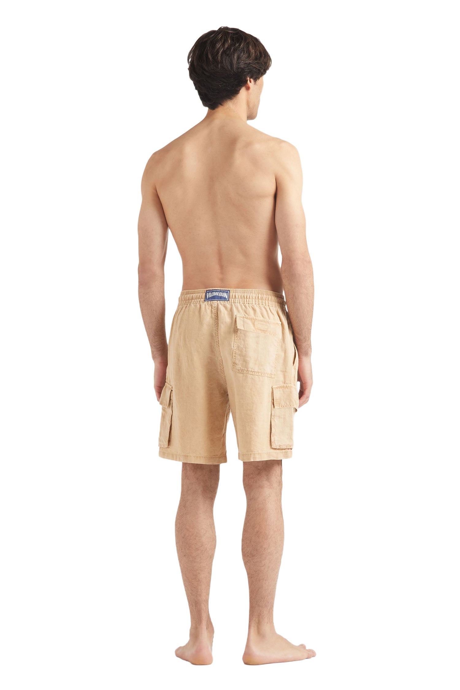 VILEBREQUIN | Linen Pull-On Shorts | Sand