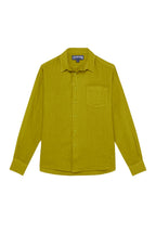 VILEBREQUIN | Linen Shirt | Chartreuse