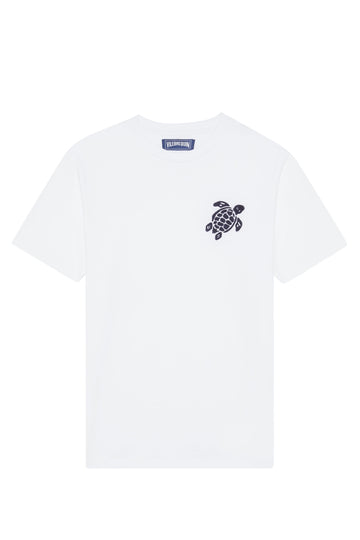 VILEBREQUIN White T-Shirt With Turtle Motif