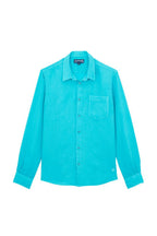 VILEBREQUIN | Linen Shirt | Turquoise