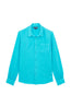 VILEBREQUIN | Linen Shirt | Turquoise