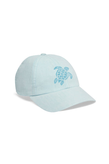 VILEBREQUIN Pacific Blue Linen Cap