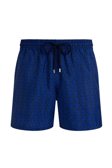 VILEBREQUIN Royal Blue Interlocking Turtle Swim Shorts