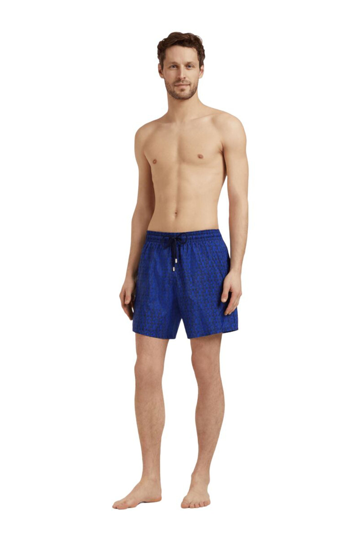 VILEBREQUIN | Interlocking Turtle Swim Shorts | Royal Blue