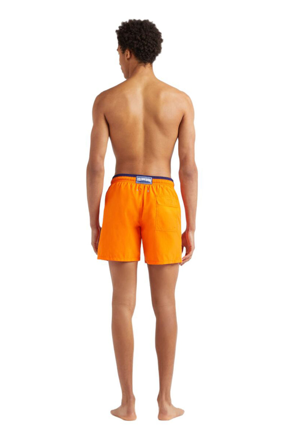 VILEBREQUIN | Plain Swim Shorts With Trim | Apricot
