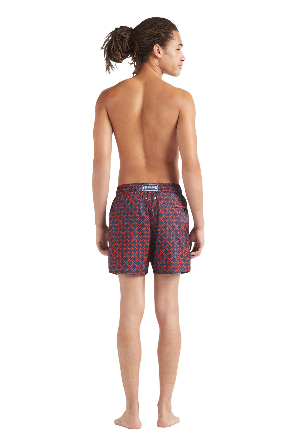 VILEBREQUIN | Mini Lobster Swim Shorts | Navy & Red