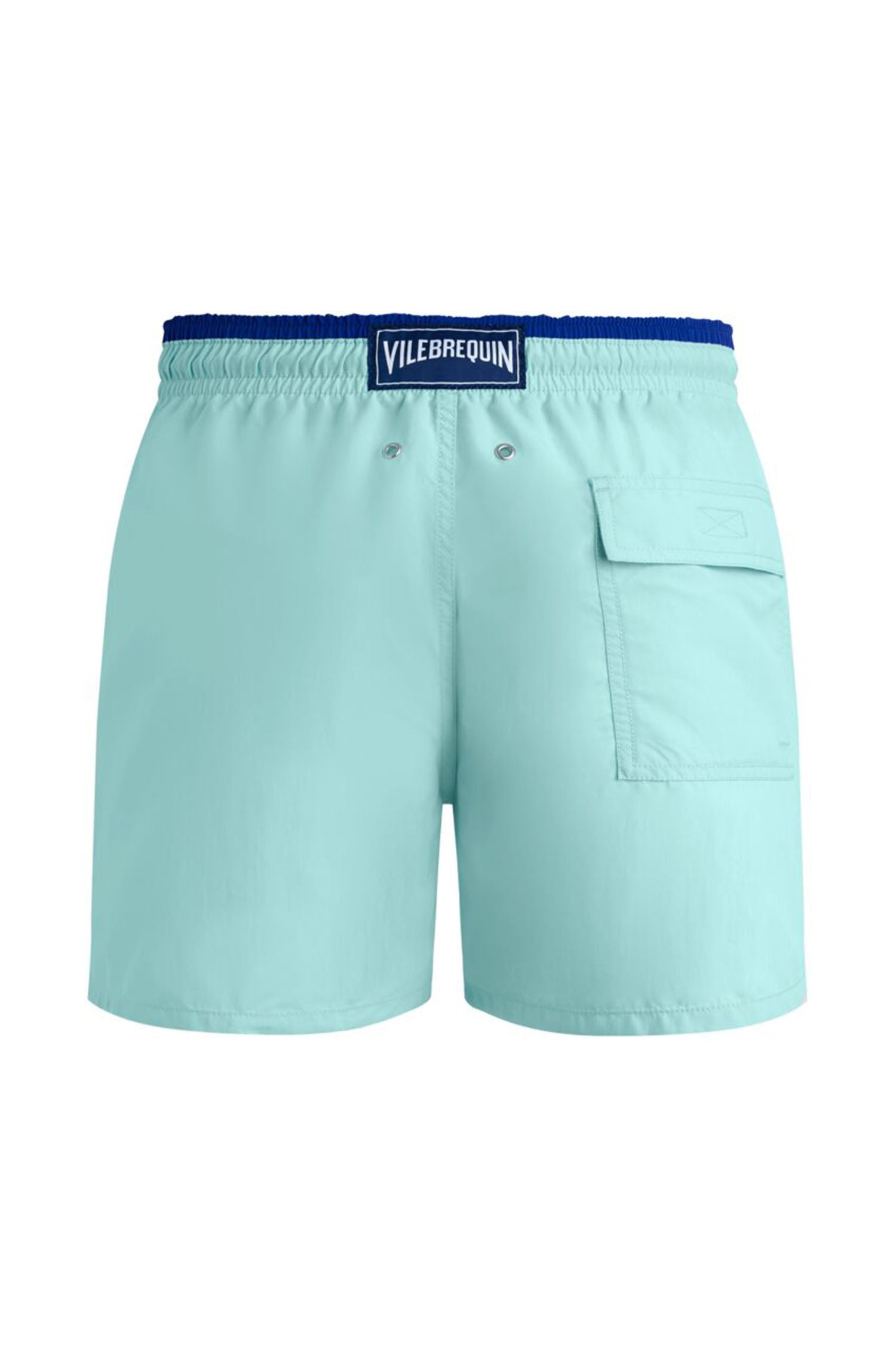 VILEBREQUIN | Plain Swim Shorts With Trim | Sea Foam