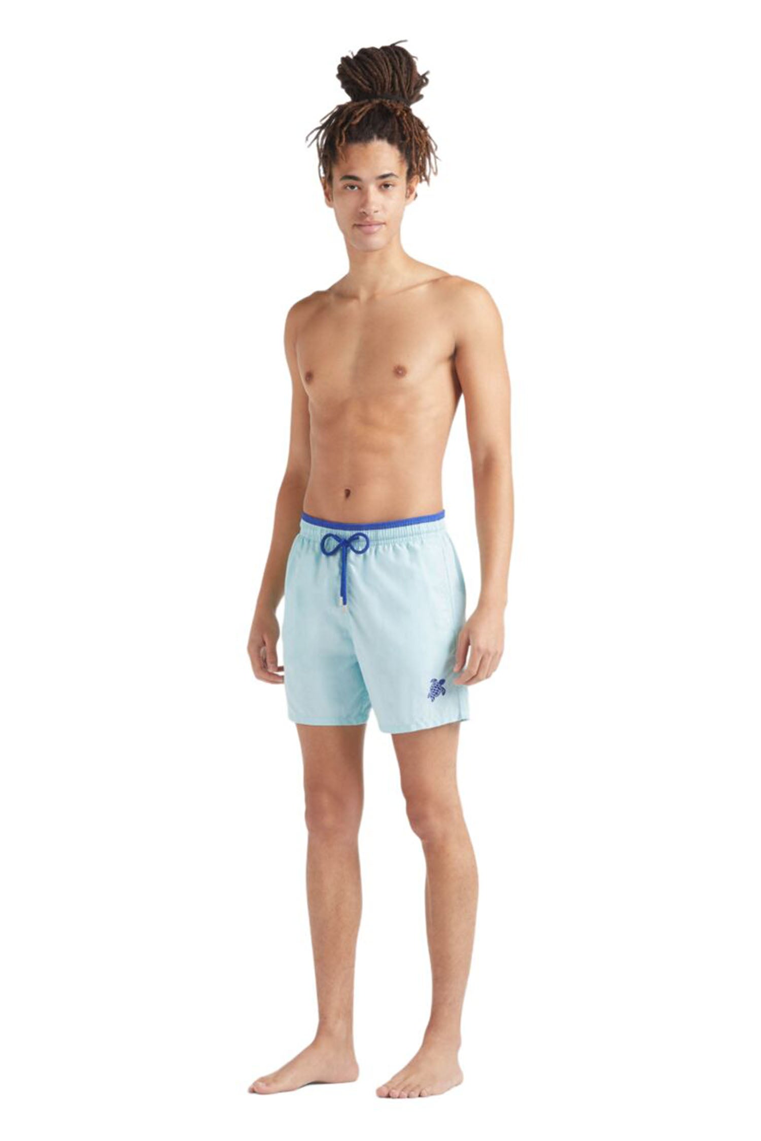 VILEBREQUIN | Plain Swim Shorts With Trim | Sea Foam