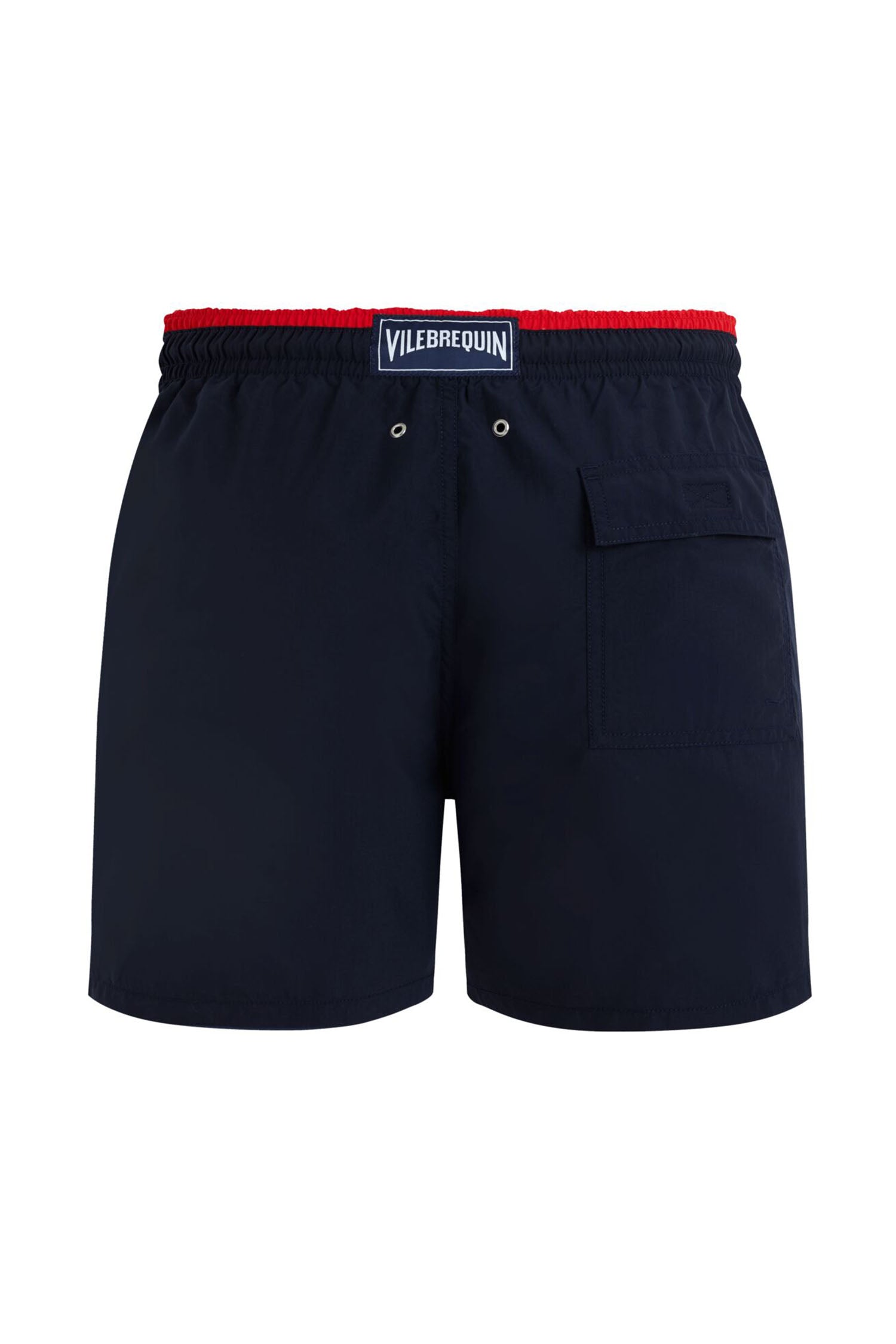 VILEBREQUIN | Plain Swim Shorts With Trim | Navy