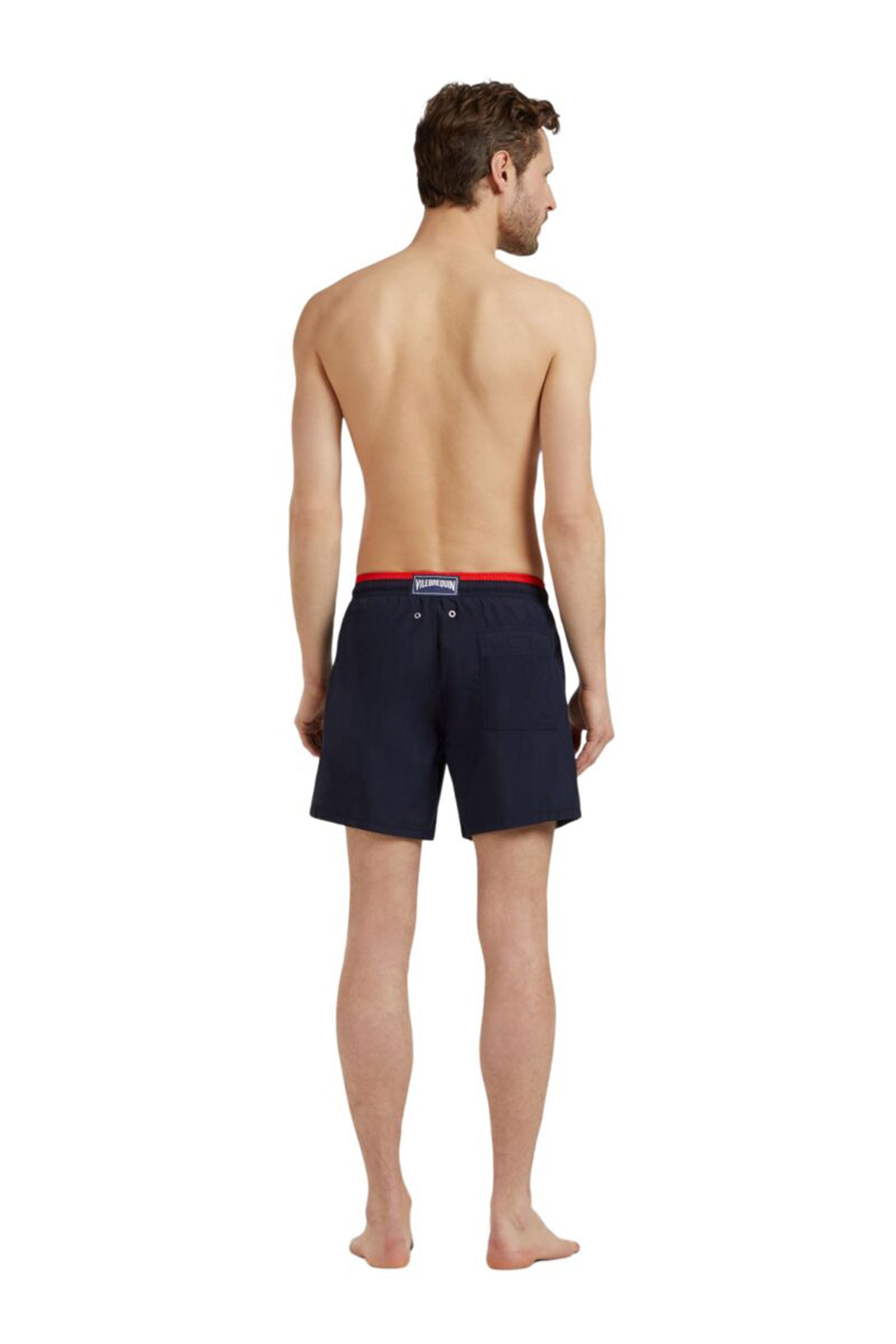 VILEBREQUIN | Plain Swim Shorts With Trim | Navy