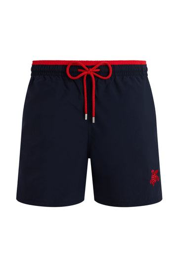 VILEBREQUIN Navy Plain Swim Shorts With Trim