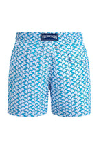 VILEBREQUIN | Tiny Sharks Swim Shorts | Blue & White