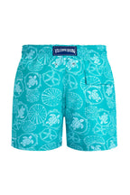 VILEBREQUIN | Turtle & Sea Urchin Swim Shorts | Aquamarine