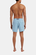 VILEBREQUIN | Turtle Outlines Swim Shorts | Blue & Green