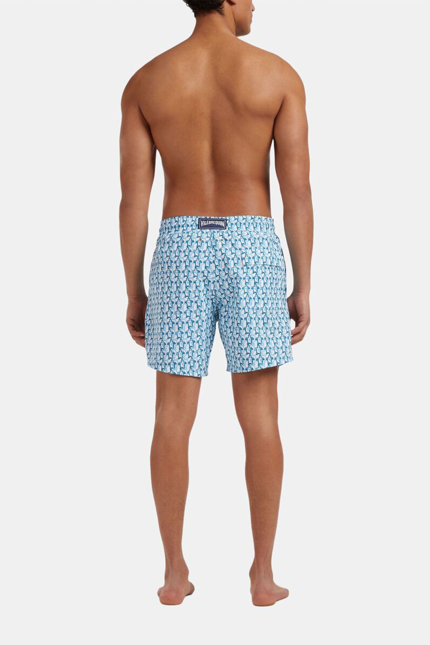 VILEBREQUIN | Turtle Outlines Swim Shorts | Blue & Green