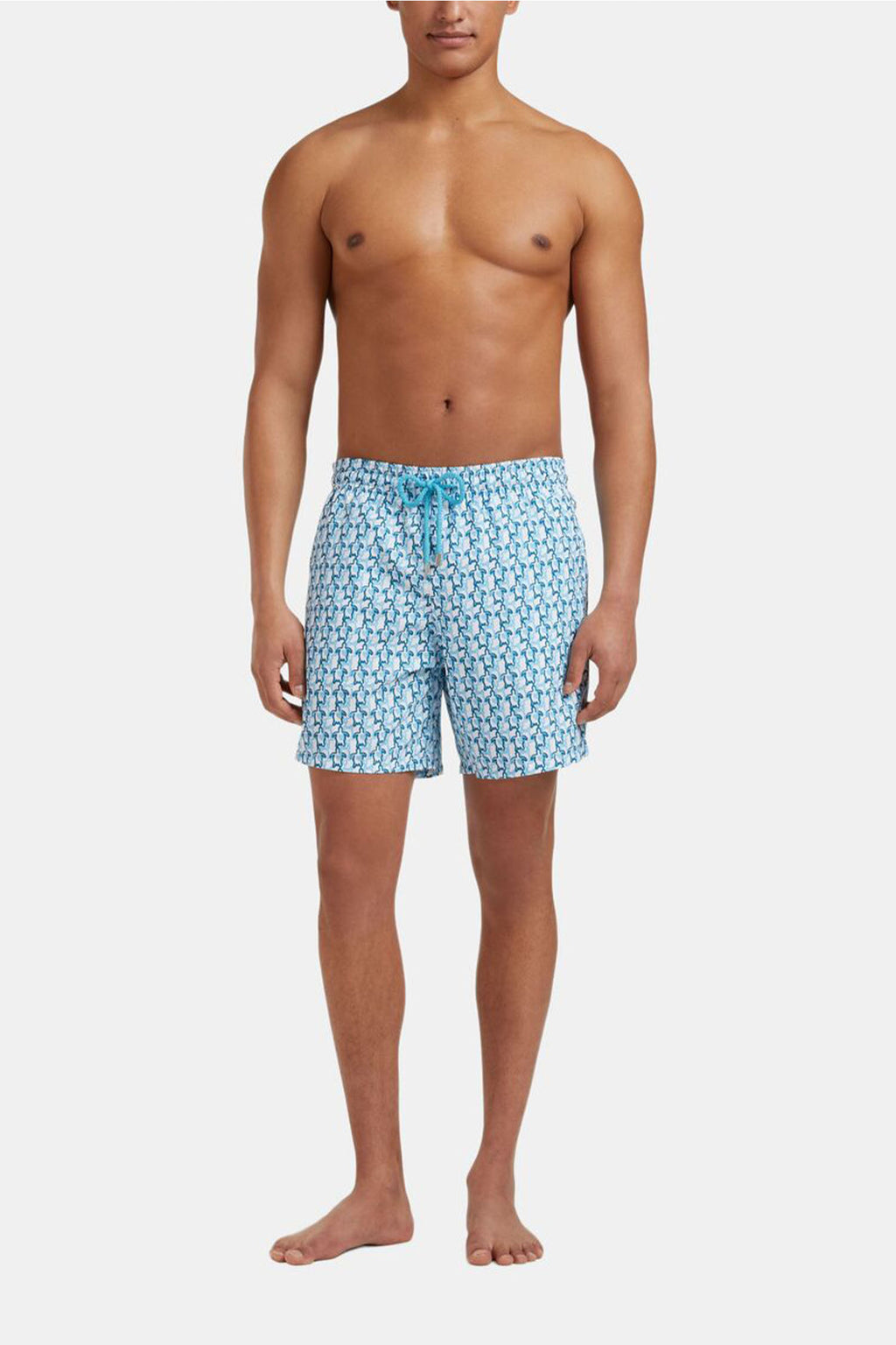 VILEBREQUIN | Turtle Outlines Swim Shorts | Blue & Green