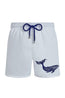 VILEBREQUIN | Swim Shorts With Embroidered Whale | White