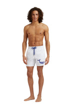VILEBREQUIN | Swim Shorts With Embroidered Whale | White