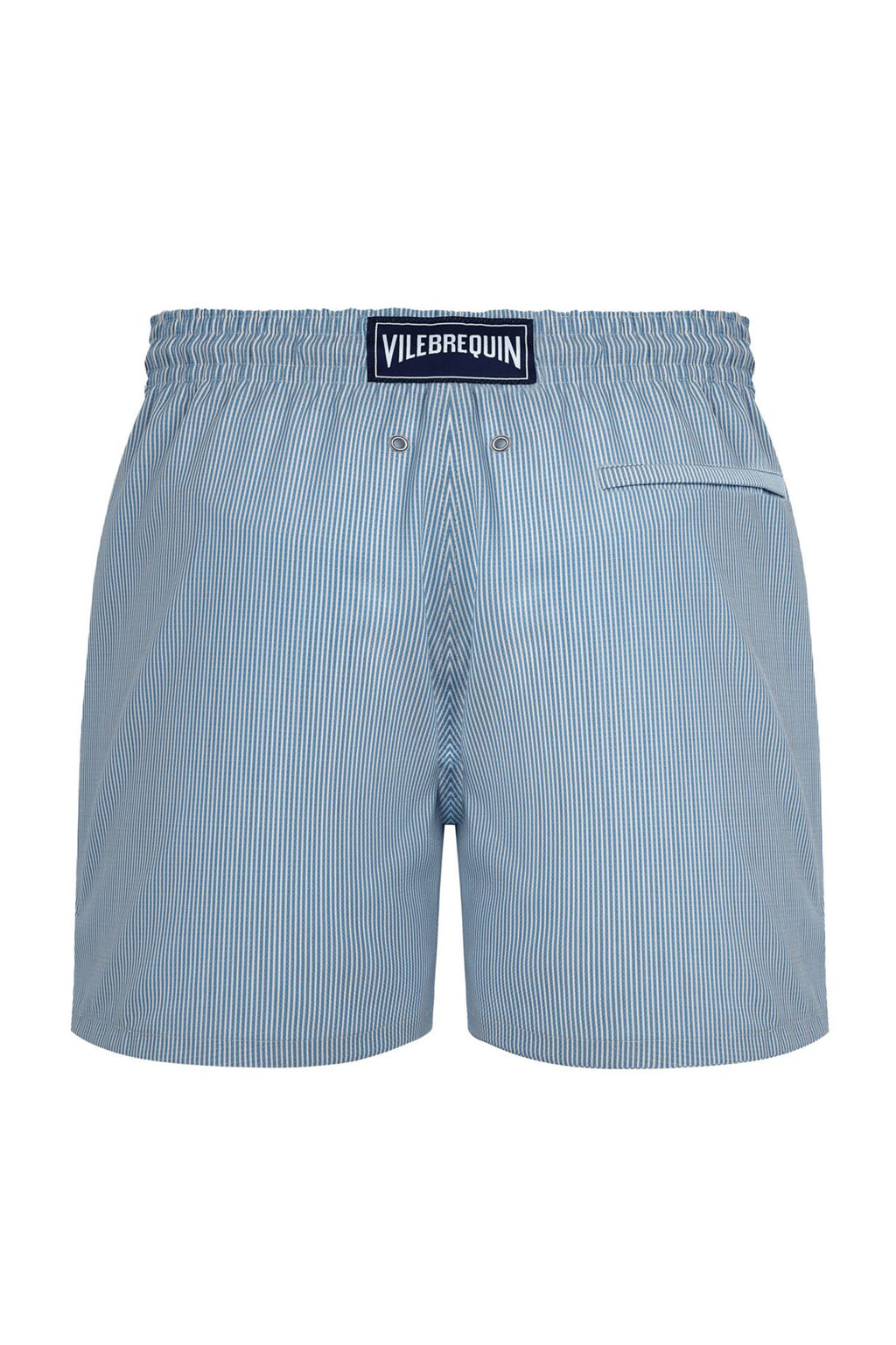 VILEBREQUIN | Striped Swim Shorts | Blue & White