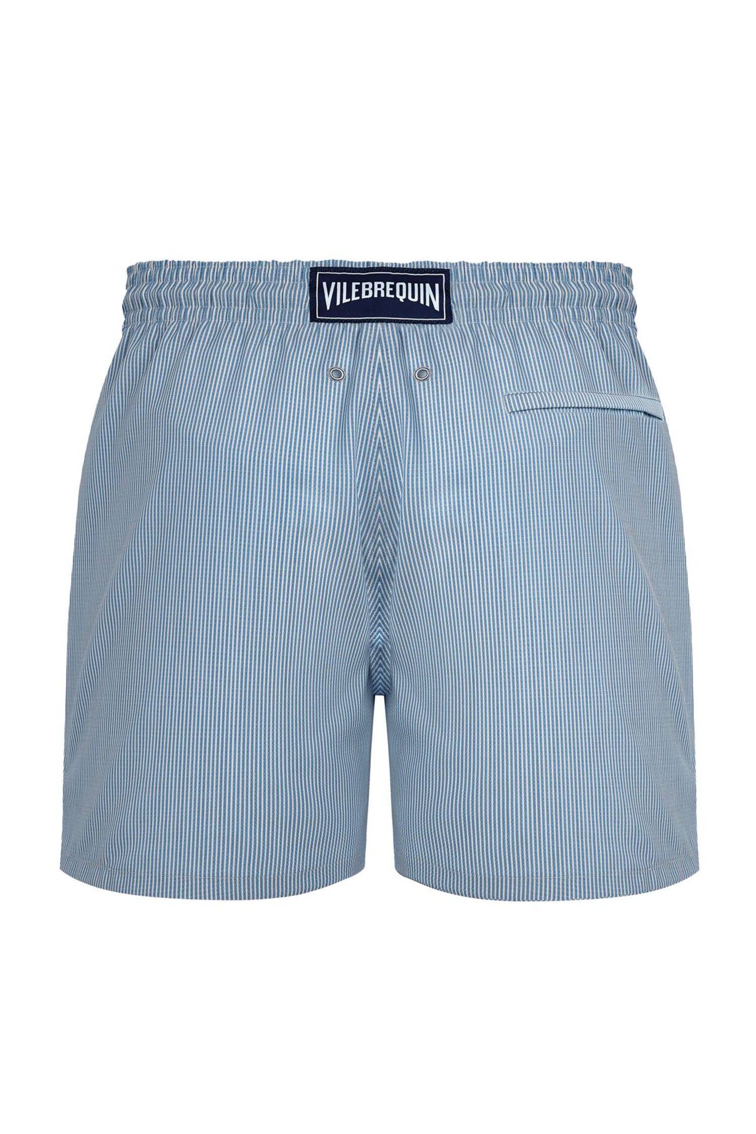 VILEBREQUIN | Striped Swim Shorts | Blue & White
