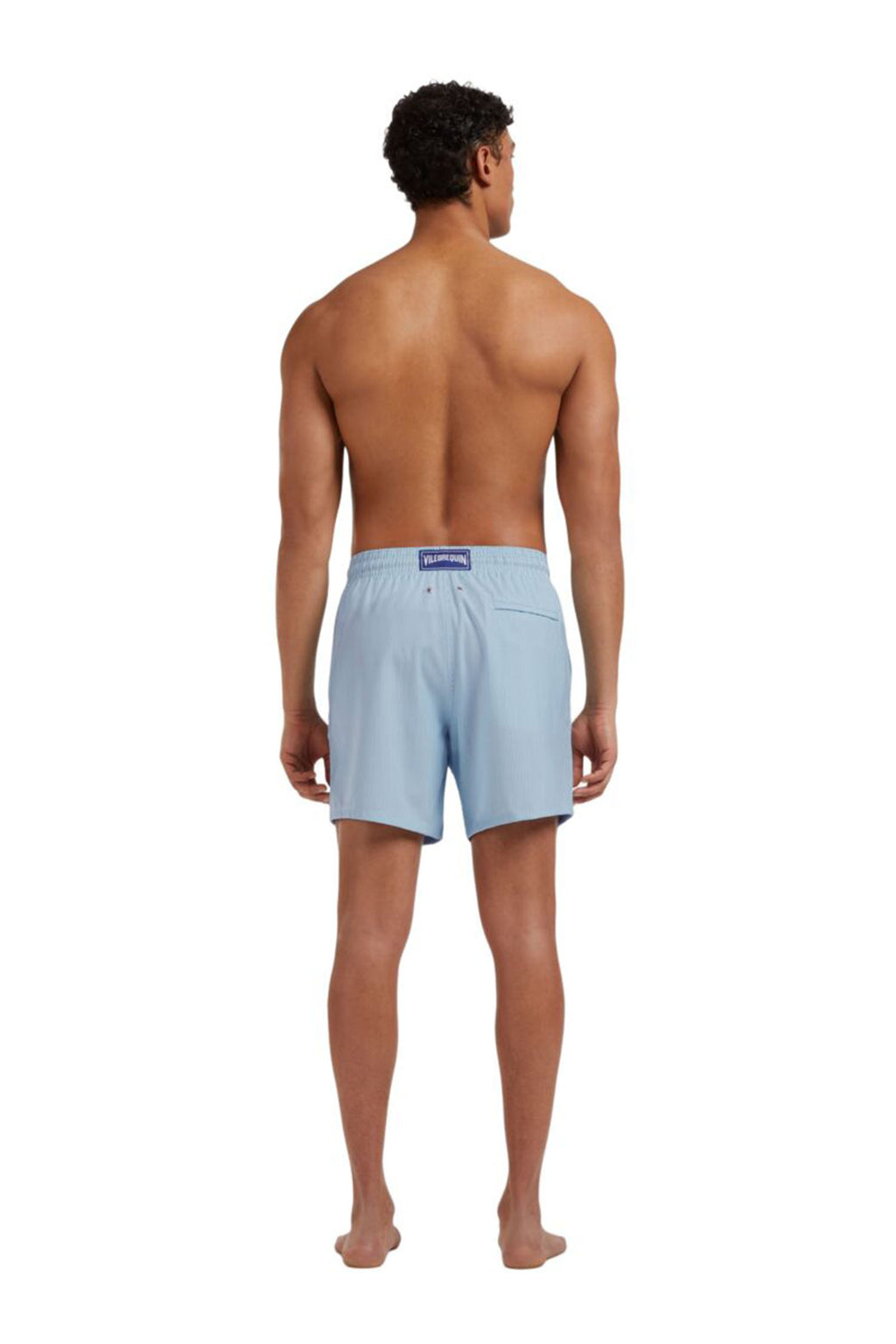 VILEBREQUIN | Striped Swim Shorts | Blue & White