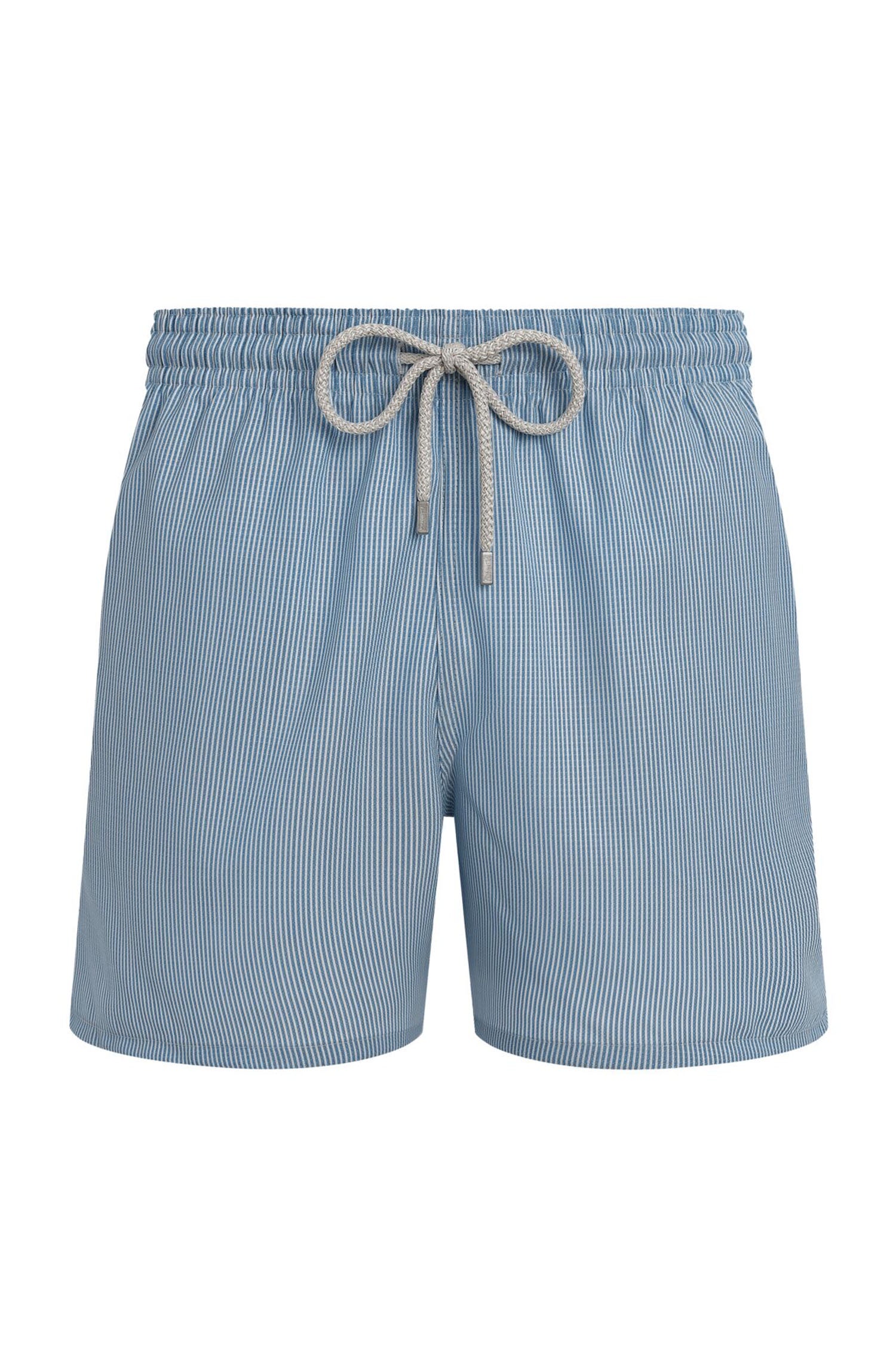 VILEBREQUIN | Striped Swim Shorts | Blue & White