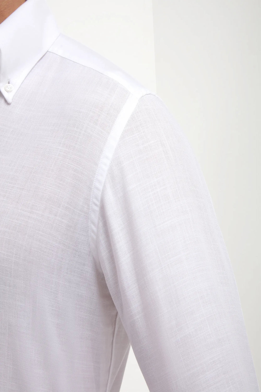 PINI PARMA | Chambray Shirt | White