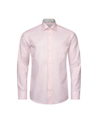 ETON | Contemporary Fit Textured Shirt With Inner Trim | Pink