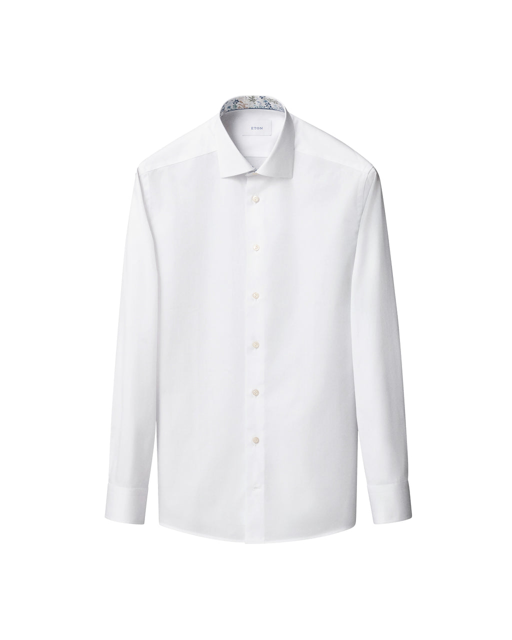 ETON | Inner Floral Shirt | White