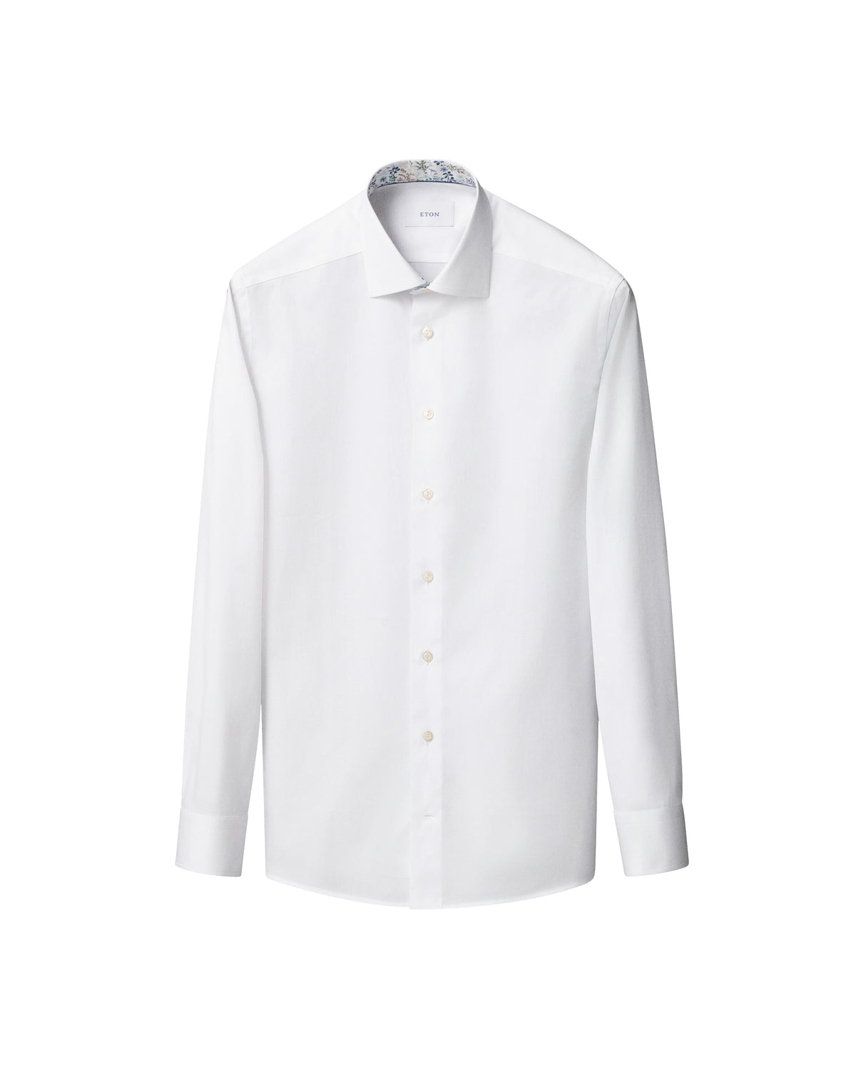 ETON | Inner Floral Shirt | White