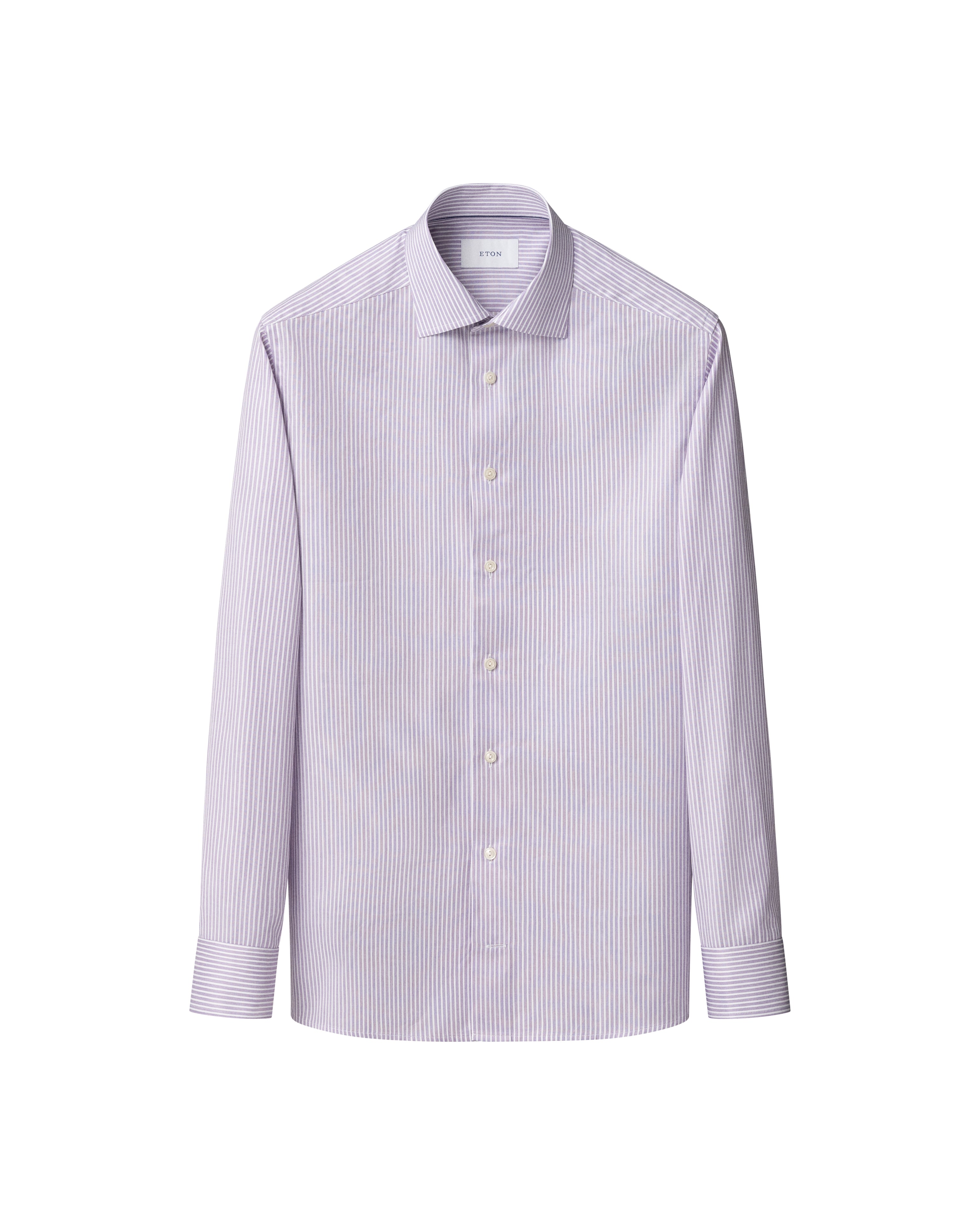 ETON | Twill Stripe Shirt | Mauve