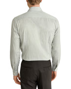 ETON | Contemporary Fit Twill Stripe Shirt | Olive Green