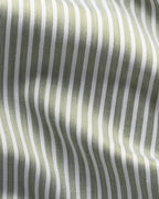 ETON | Contemporary Fit Twill Stripe Shirt | Olive Green
