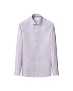 ETON | Contemporary Fit Twill Stripe Shirt | Mauve