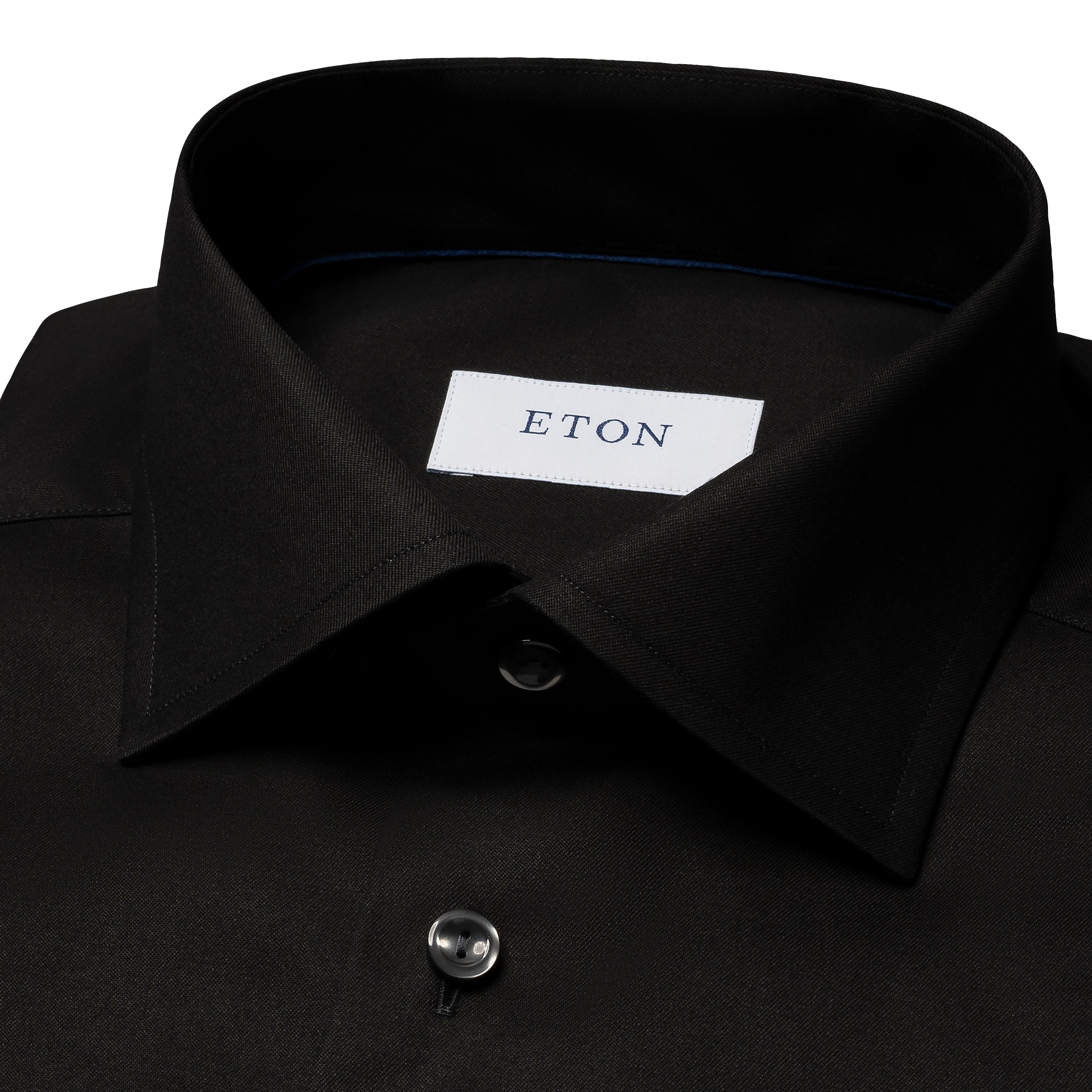 ETON | Fine Twill Shirt Contemporary Fit | Black