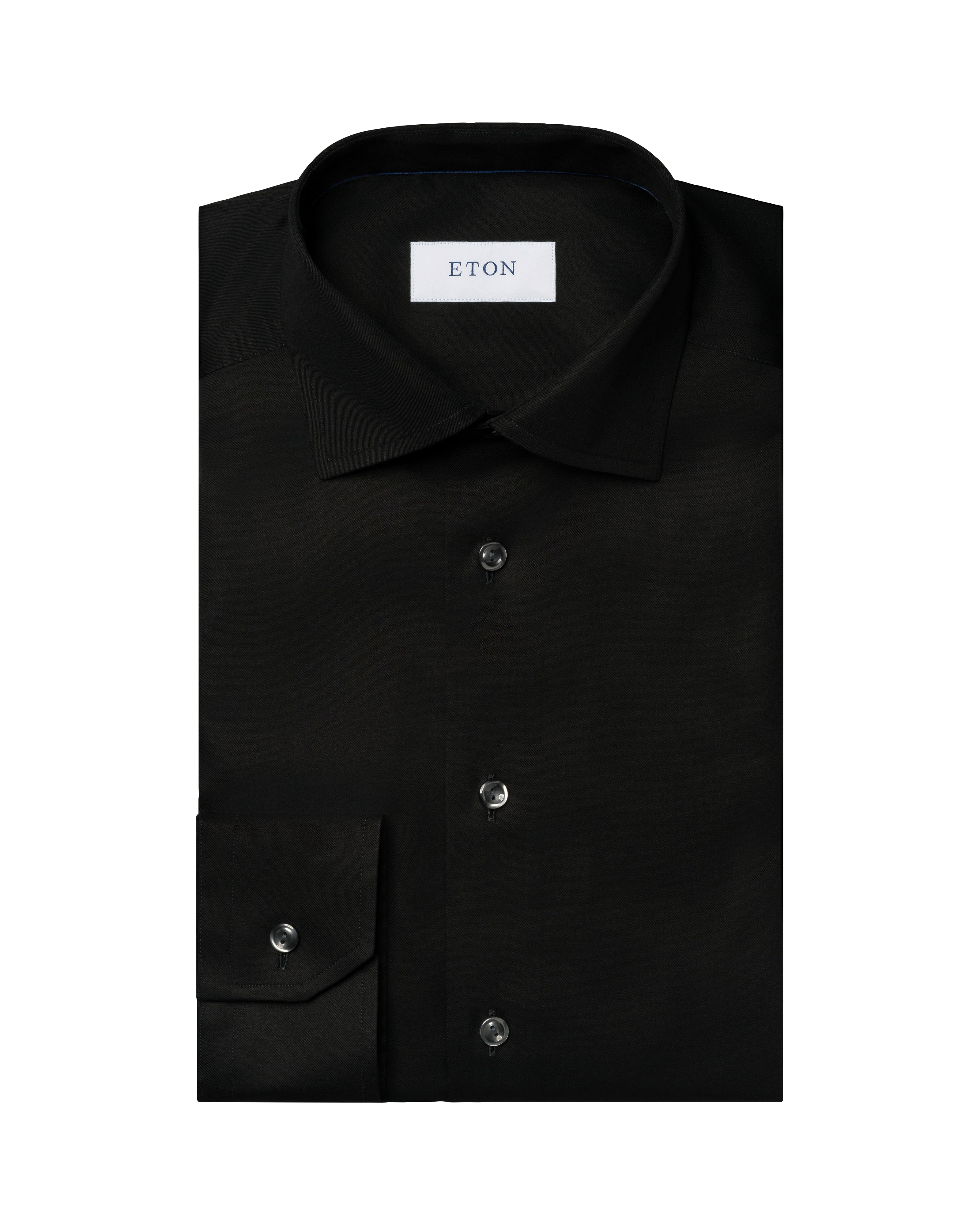 ETON | Fine Twill Shirt Contemporary Fit | Black