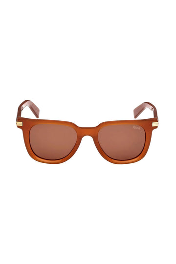 ZEGNA Tan EZ 0248 45E Sunglasses